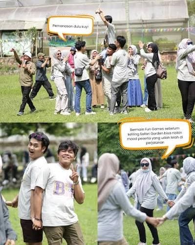 Keluarga berkumpul di acara